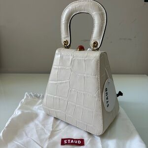 Staud white Kenny bag